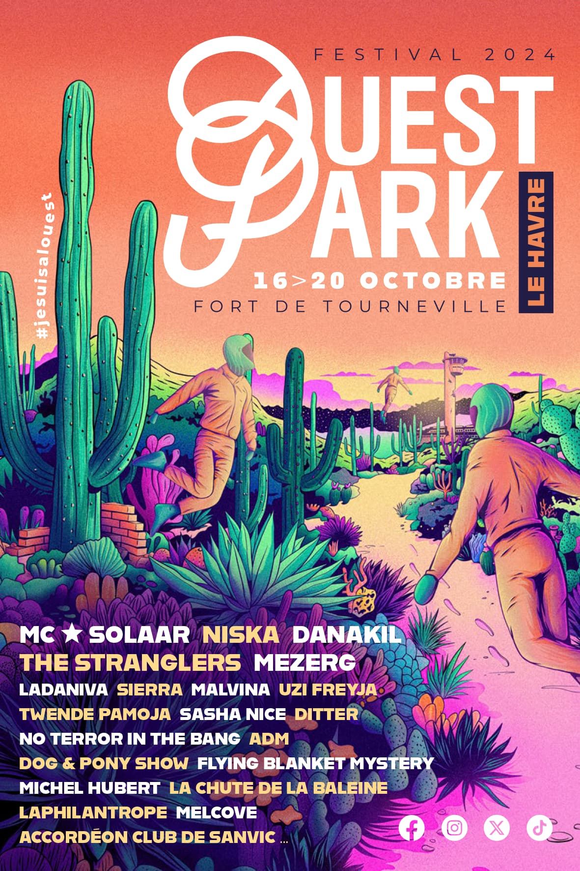 Affiche Ouest Park 2024